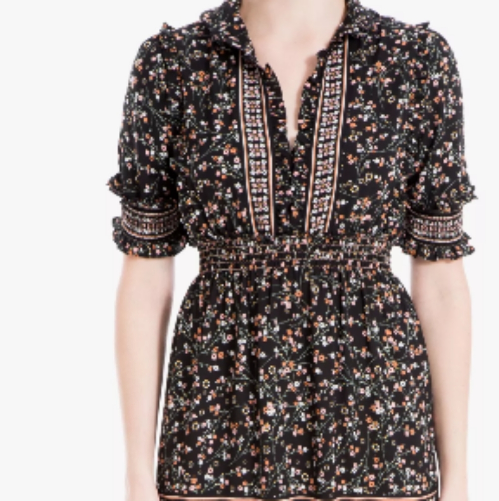 MAX EDITION FLORAL TIERED MAXI DRESS
